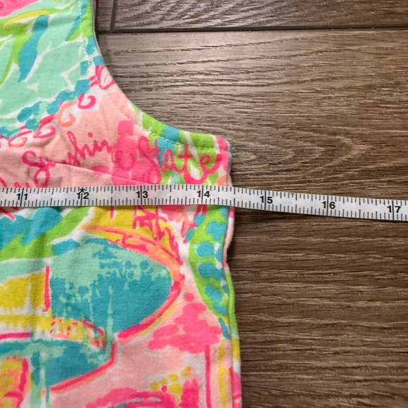 Lilly Pulitzer Girls Mini Harper Shift Dress, Multi Sunshine State of Mind, XL - Picture 4 of 6